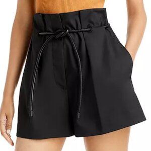 NWT 3.1 PHILLIP LIM Origami Pleated Women's Shorts Black Size 6